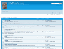 Tablet Screenshot of coinopcollectorforum.com